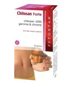 Chitosan Forte, 80 gélules