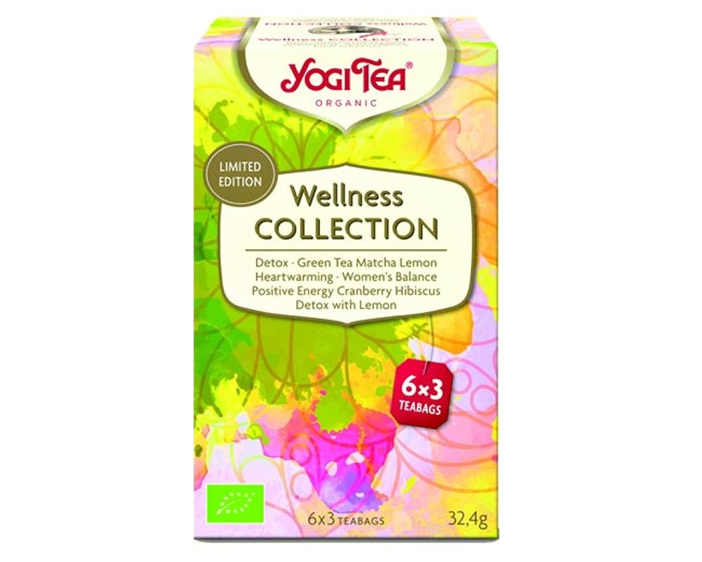 Wellness Collection thés et infusions bio Yogi Tea 18 sachets