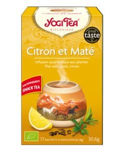 Citron et Maté BIO, 17 sachets