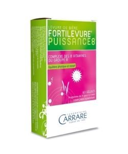 Fortilevure puissance 8, 60 gélules