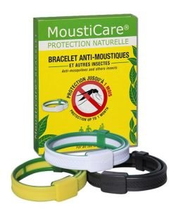 Bracelet anti-moustiques - Jaune/Vert, pièce