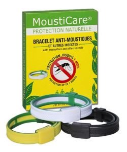 Bracelet anti-moustiques - Noir, pièce