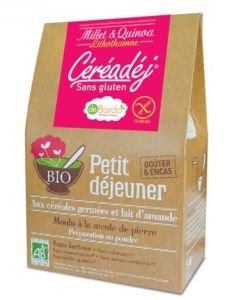 CéréaDéj sans gluten - Millet & Quinoa - DLUO 08/2018 BIO, 500 g