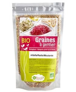 Mélange de graines - Alfalfa/Radis/Moutarde BIO, 200 g