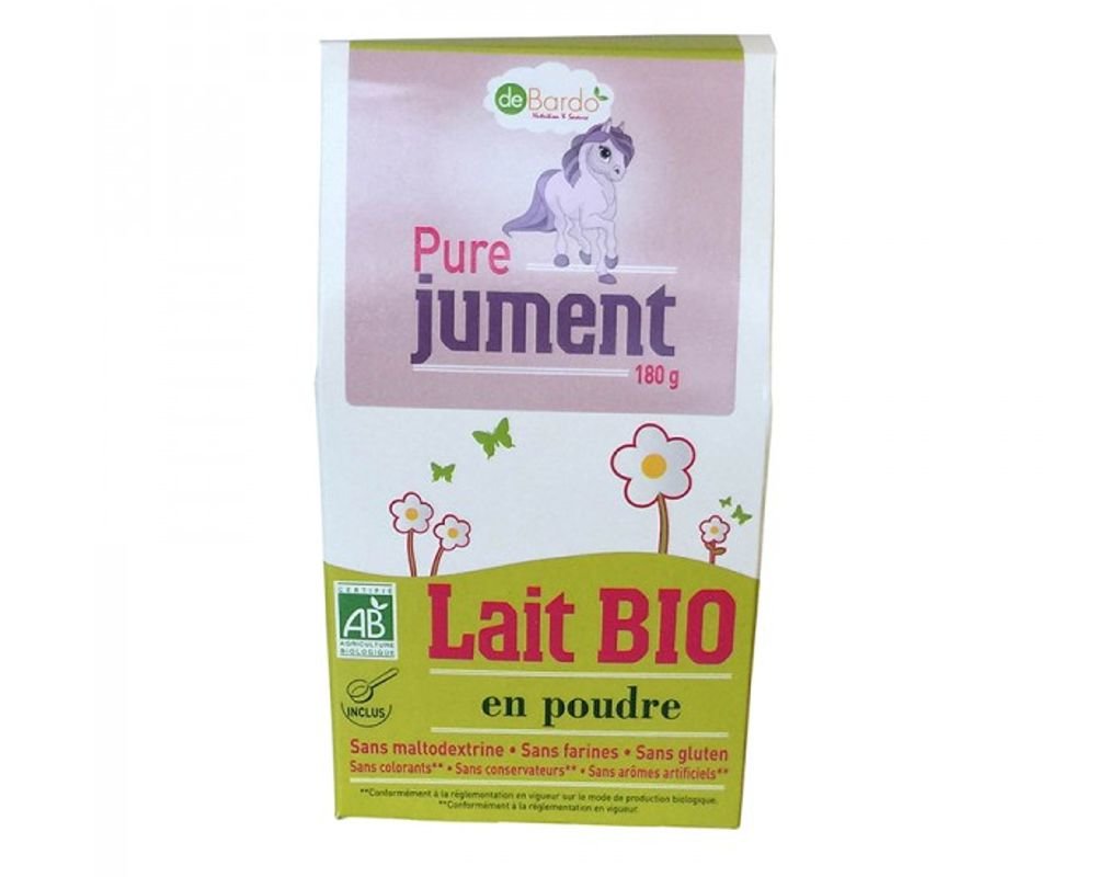 Lait 100 jument Bio Pure Jument De Bardo 180 g