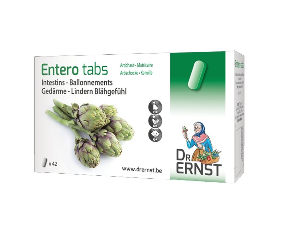 Entero Tabs - Anti-bloating - Dr. Ernst - 42 tablets
