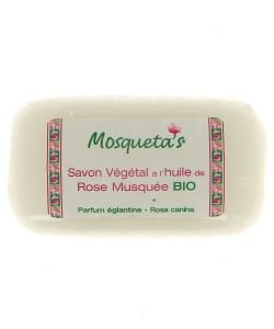 Savon végétal à l'huile de Rose musquée BIO, 125 g