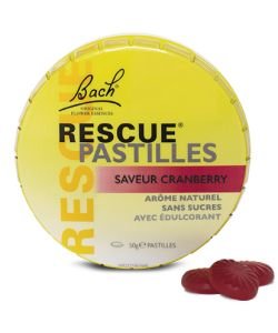 Rescue pastilles - Cranberry taste, 50 g