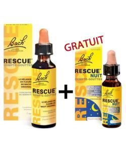 Rescue gouttes 20 ml + Rescue Nuit gouttes 10 ml OFFERT, pièce