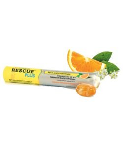 Rescue® Plus - Arômes Orange, 10 pastilles