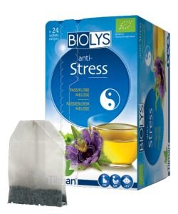 Anti-stress infusion (passionflower-lemon balm) BIO, 24 sachets