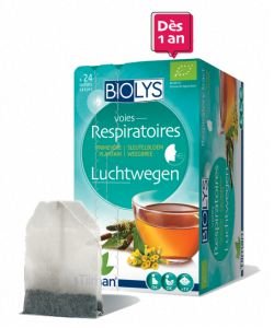 Infusion Respiratory tract (primrose - plantain) BIO, 24 sachets
