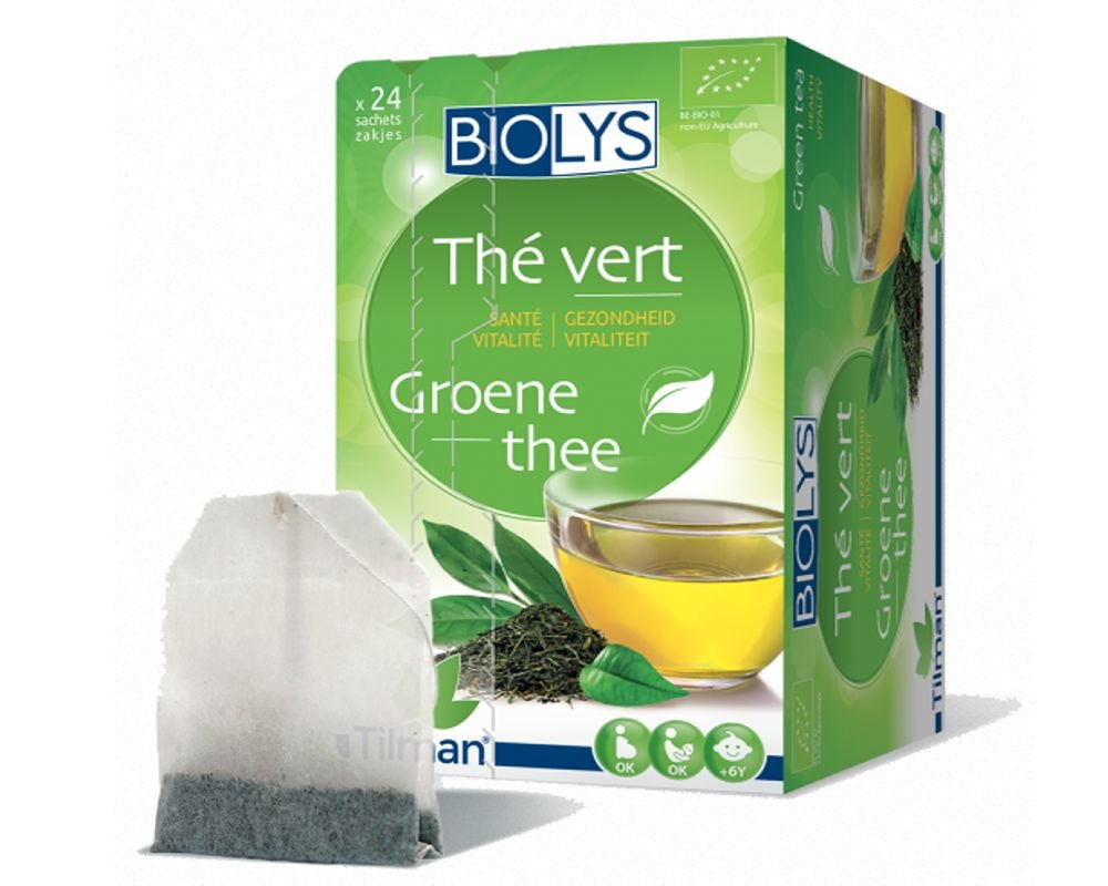Infusion Thé vert Bio Santé et Vitalité Biolys 24 sachets