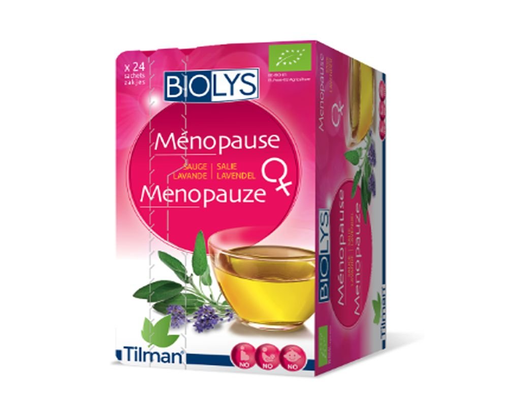 Infusion Ménopause bio (sauge lavande) Biolys 24 sachets