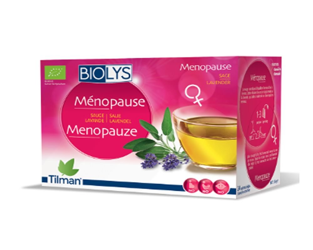 Infusion Ménopause bio (sauge lavande) Biolys 24 sachets