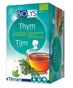 Thyme infusion (sore throat) BIO, 24 sachets