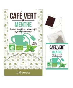 Café Vert - Menthe BIO, 20 sachets