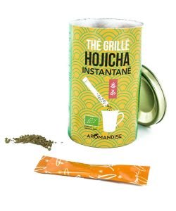 Thé grillé Hojicha instantané BIO, 25 sachets