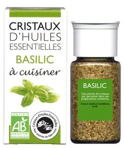 Cristaux d'Huiles Essentielles - Basilic BIO, 10 g