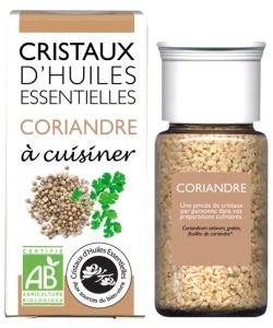 Cristaux d'Huiles Essentielles - Coriandre BIO, 10 g