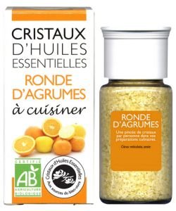 Essential oil crystals - Citrus Round