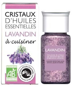 Cristaux d'Huiles Essentielles - Lavandin BIO, 10 g