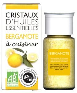 Cristaux d'Huiles Essentielles - Bergamote BIO, 10 g