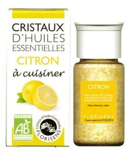 Cristaux d'Huiles Essentielles - Citron BIO, 10 g