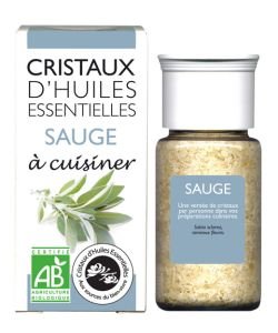 Cristaux d'Huiles Essentielles - Sauge BIO, 10 g