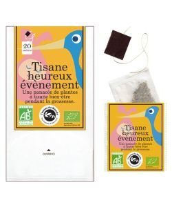 Tisane Heureux événement BIO, 20 sachets