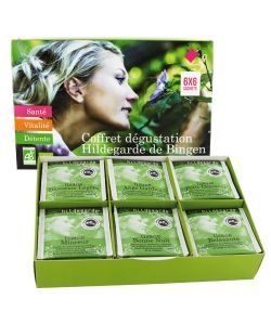 Hildegarde de Bingen tasting box - Well-being teas & herbal teas BIO, 36 sachets