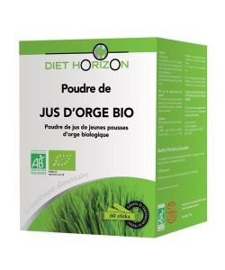 Poudre de jus d'Orge Bio BIO, 60 sticks