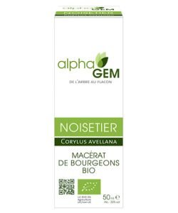 Noisetier (Corylus avellana) bourgeon unitaire - emballage abîmé BIO, 50 ml