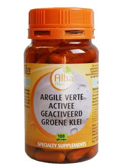 Argile verte activée, 60 gélules