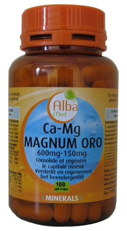 Ca-Mg Magnum Oro (calcium-magnésium), 100 gélules