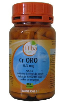 Cr Oro 0,3 mg (orotate de chrome), 60&nbsp;gélules