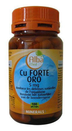 Cu Forte Oro (cuivre 5 mg), 60&nbsp;gélules