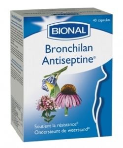 Bronchilan Antiseptin - Best before 10/2018, 40 capsules