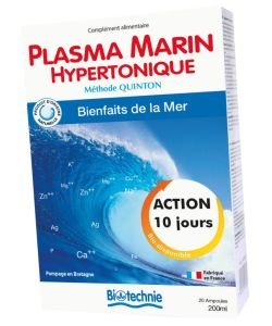 Plasma marin hypertonique - emballage abîmé, 20 ampoules