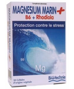 Magnesium marin + B6 + Rhodiola, 90 gélules