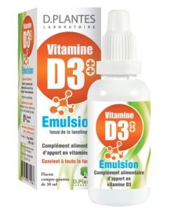 Vitamine D3++ Emulsion - DLUO 04/2019, 30 ml