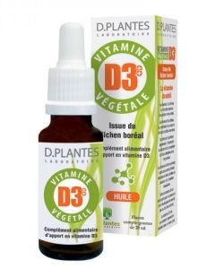Vitamine D3++ 400 UI Végétale, 20 ml