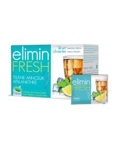 Infusion Elimin Fresh (minceur) - Menthe - Citron, 24 sachets