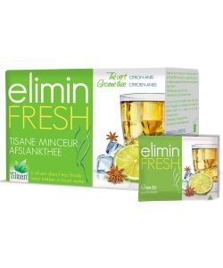 Infusion Elimin Fresh (minceur) - Anis - Citron, 24 sachets