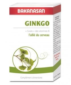 Ginkgo + Cuivre, 60 comprimés