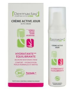 Crème active Jour - Hydratante Equilibrante BIO, 50 ml