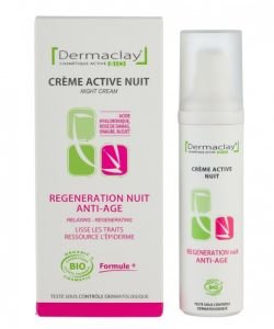 Crème active Nuit - Régénération nuit Anti-âge BIO, 50 ml