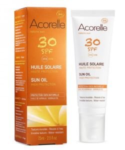 Huile solaire SPF 30 BIO, 75 ml