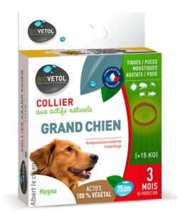 Collier insectifuge GRAND CHIEN, 1 pièce