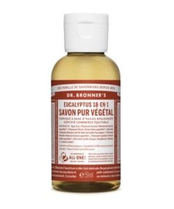 Mini savon liquide pur végétal - Eucalyptus BIO, 59 ml